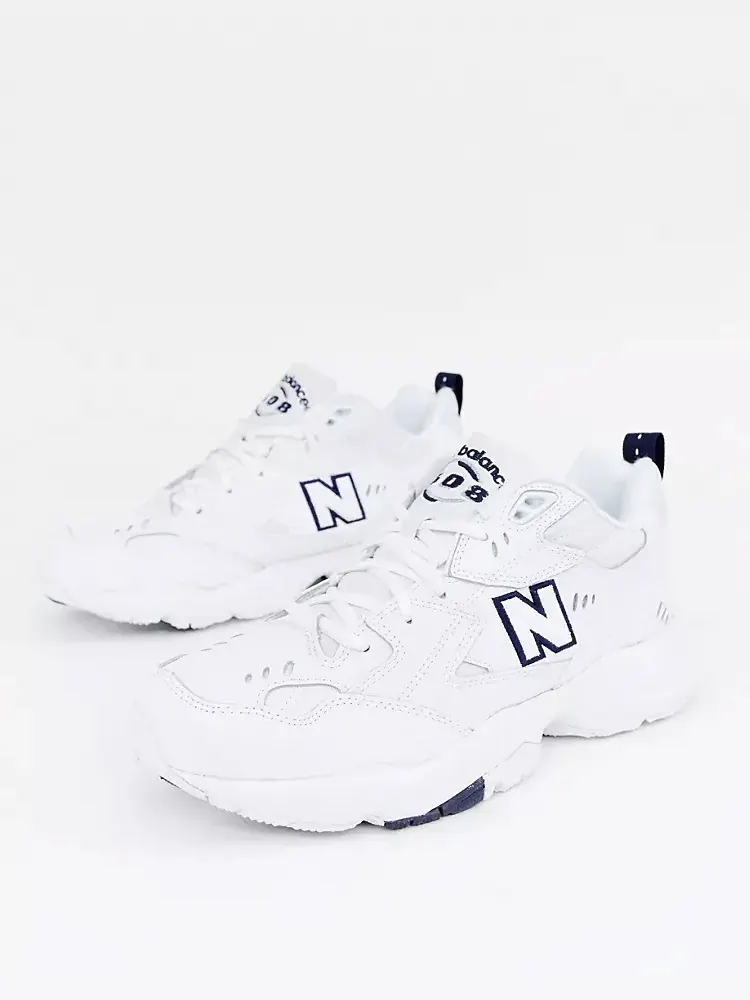 Кроссовки New Balance 608 Белые — изображение 1 из 4, белый