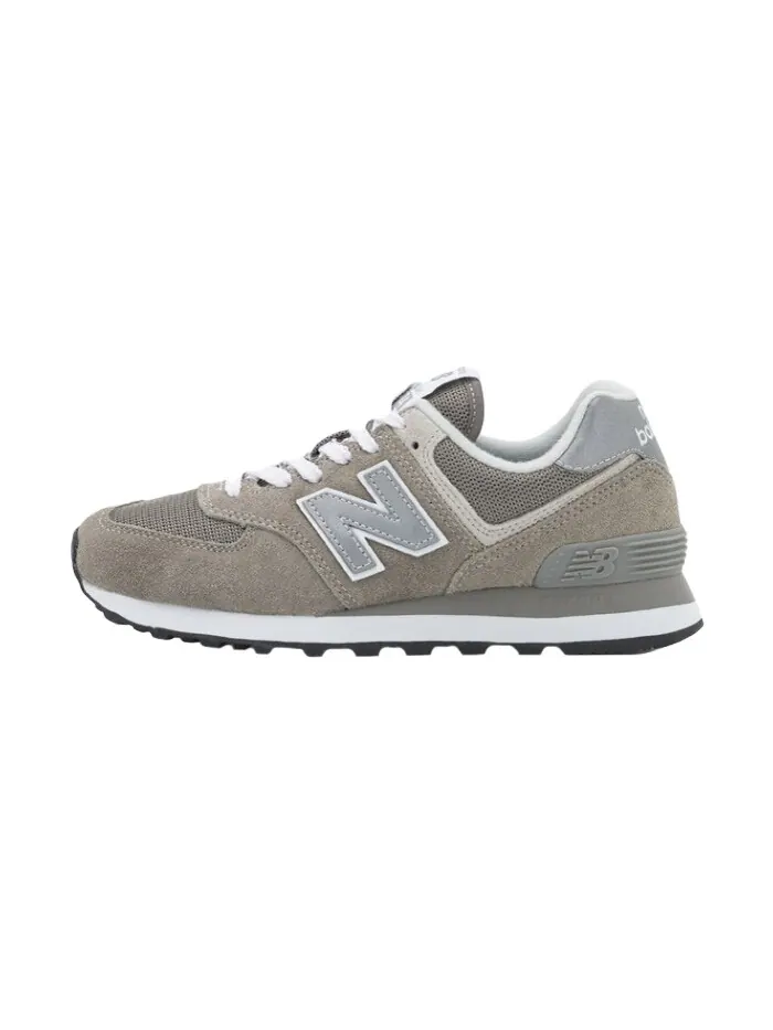 Женские кроссовки New Balance 574 коричнево-серые — изображение 1 из 6