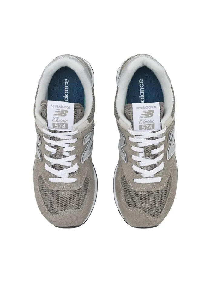 Женские кроссовки New Balance 574 коричнево-серые — изображение 3 из 6