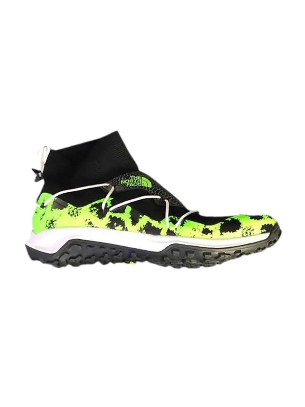 Женские ботинки The North Face Silh Mid комбинированные с сетчатой вставкой — изображение 1 из 1, черный/зеленый