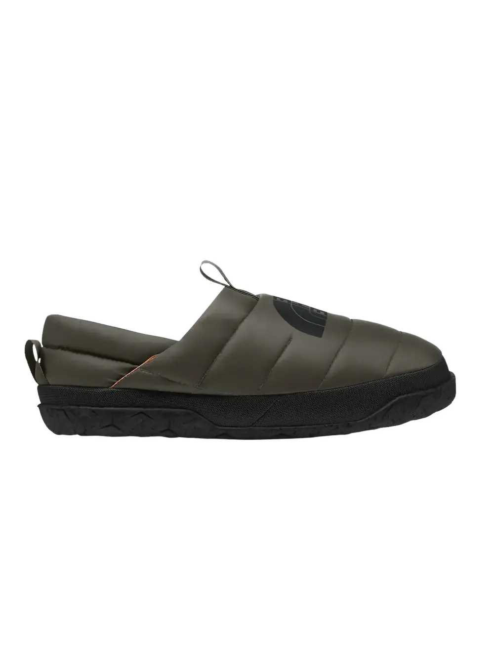 Женские ботинки The North Face Nuptse Mule из рипстопа короткие — изображение 1 из 1, зеленый/черный