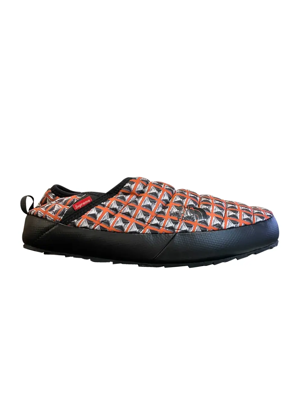 Женские ботинки Supreme x Traction Mule The North Face с принтом в клетку — изображение 1 из 1, красный