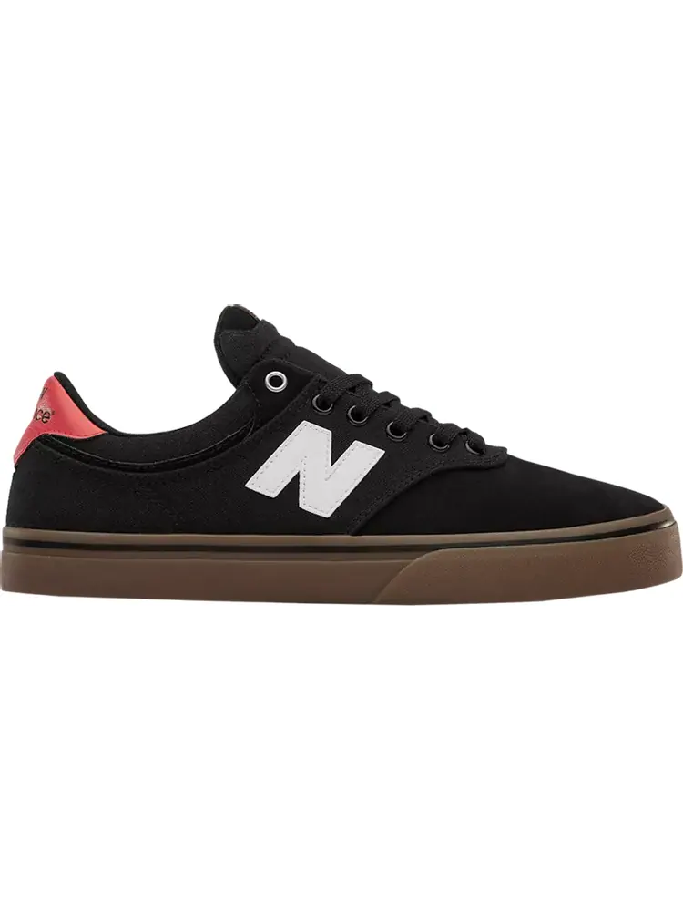 Кроссовки New Balance Numeric 255 — изображение 1 из 1, черный/белый/красный