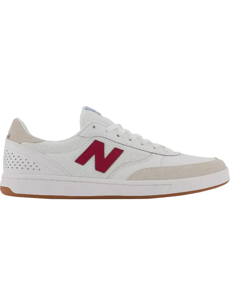 Кроссовки New Balance Numeric 440 'White Burgundy' — изображение 1 из 1, белый