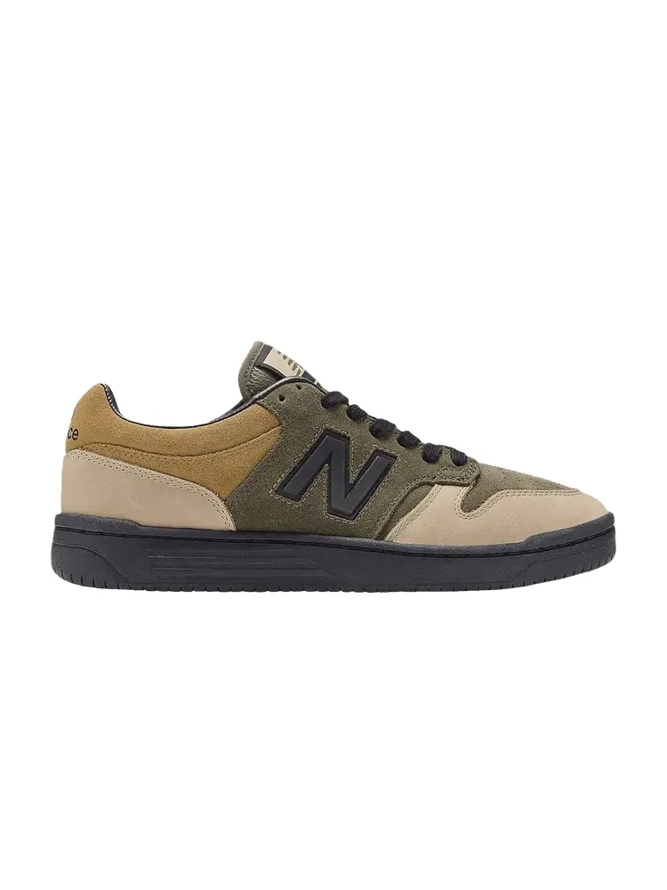Кроссовки New Balance Numeric 480 Olive Tan — изображение 1 из 1, оливковый бежевый
