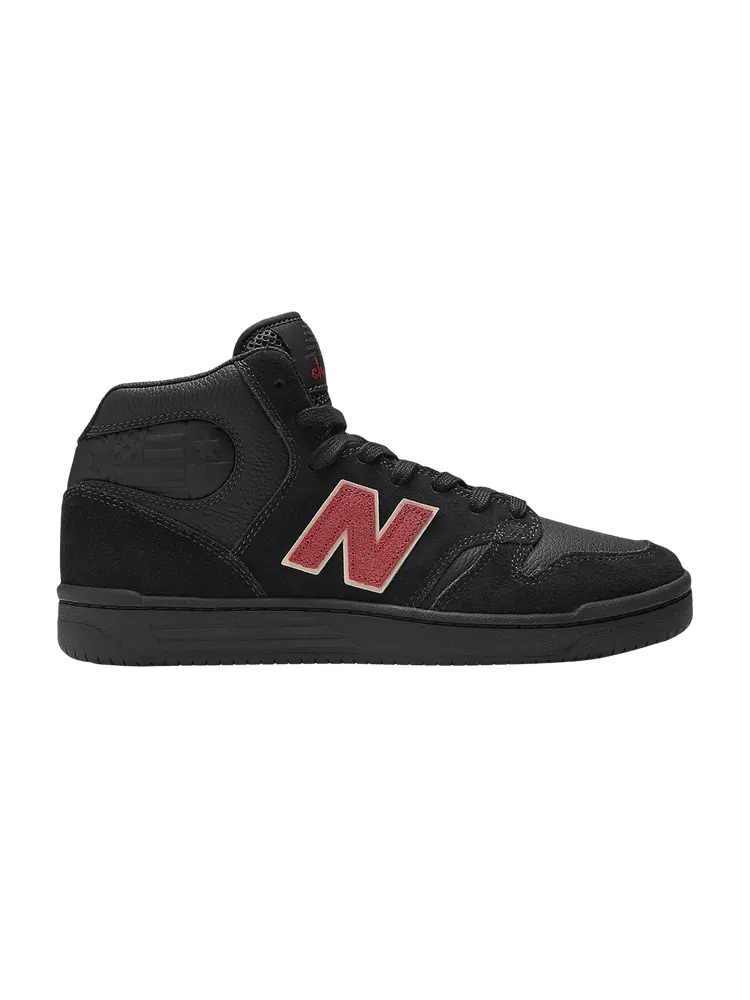 Кеды New Balance Chocolate Skateboards x Numeric 480 High 'Black Red' — изображение 1 из 1, черный/красный