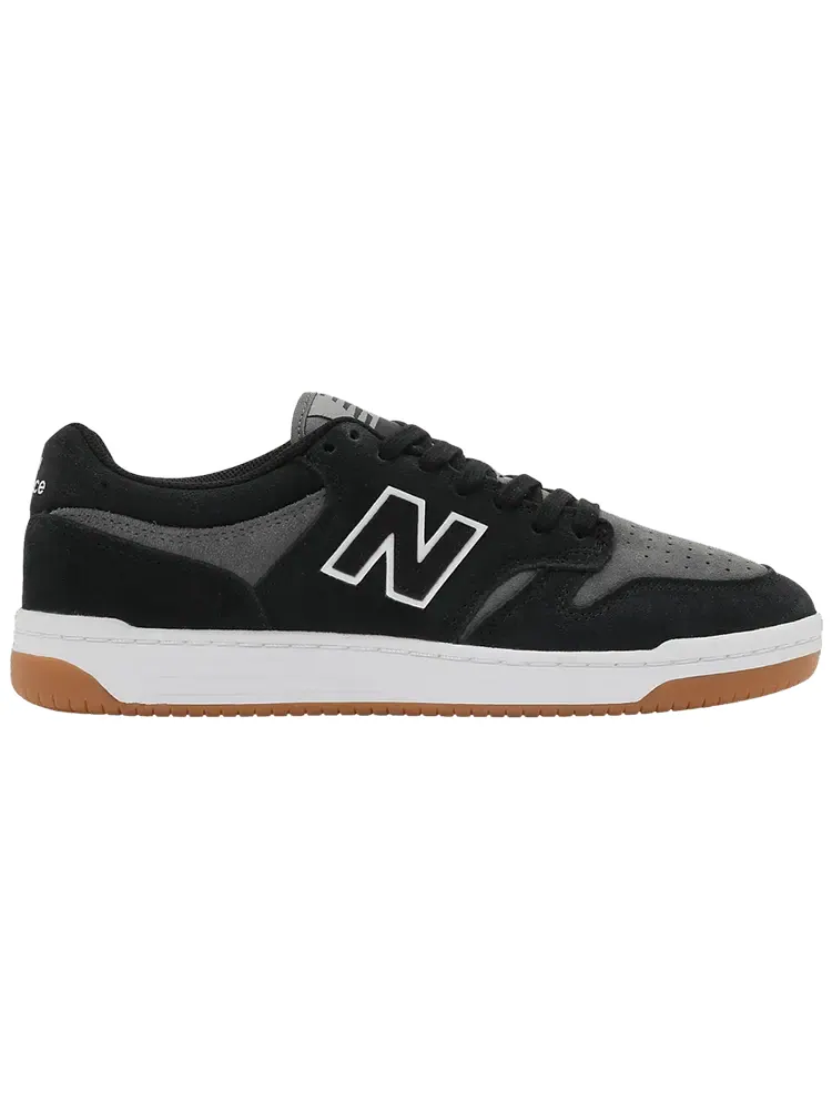 Кроссовки New Balance Numeric 480 'Black Grey Gum' — изображение 1 из 1, черный серый