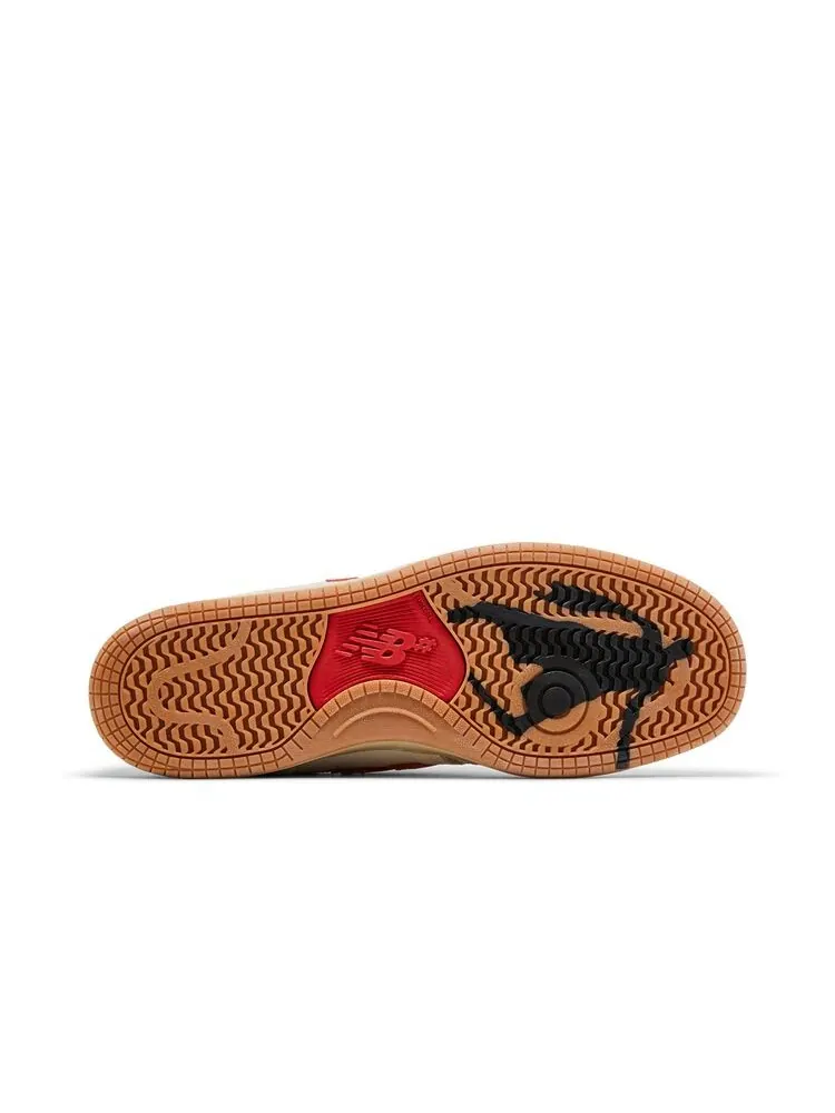 Кроссовки New Balance Chocolate Skateboards x Numeric 480 Sea Salt Red — изображение 4 из 6, красный