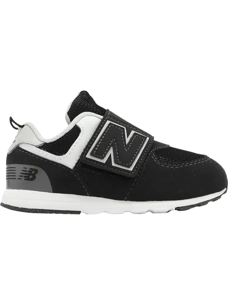 Детские кроссовки New Balance 574 NEW-B Hook & Loop Wide — изображение 1 из 1, черный