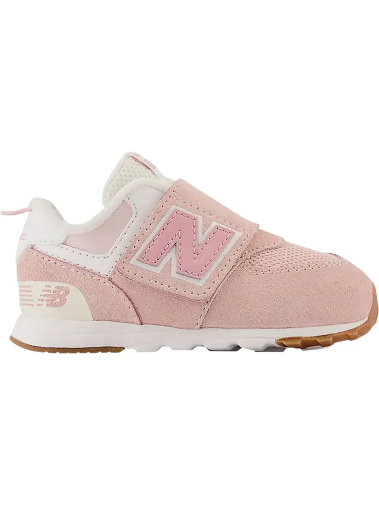 Кроссовки 574 New-B Hook & Loop Toddler Wide 'NB Athletics - Crystal Pink' — изображение 1 из 1, розовый