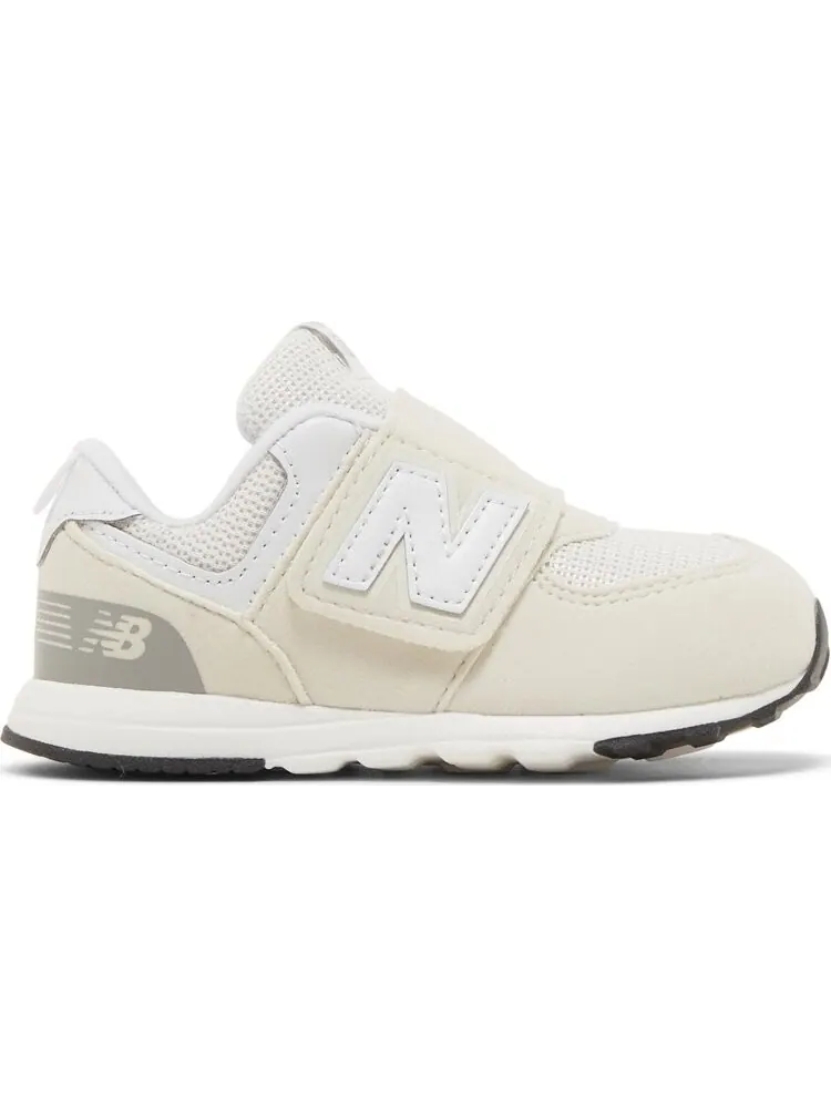Детские кроссовки New Balance 574 NEW-B Hook & Loop — изображение 1 из 4, кремовый/белый