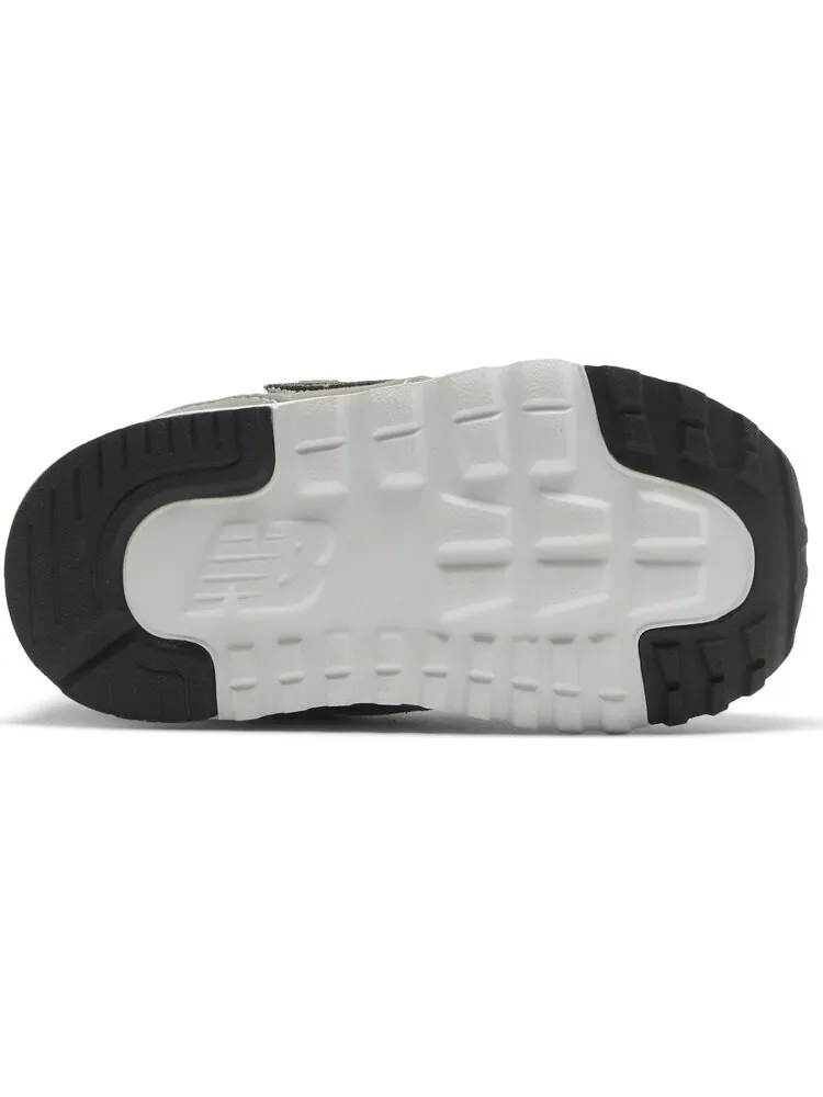 Детские кроссовки New Balance 574 NEW-B Hook & Loop Wide — изображение 4 из 7, серый/белый