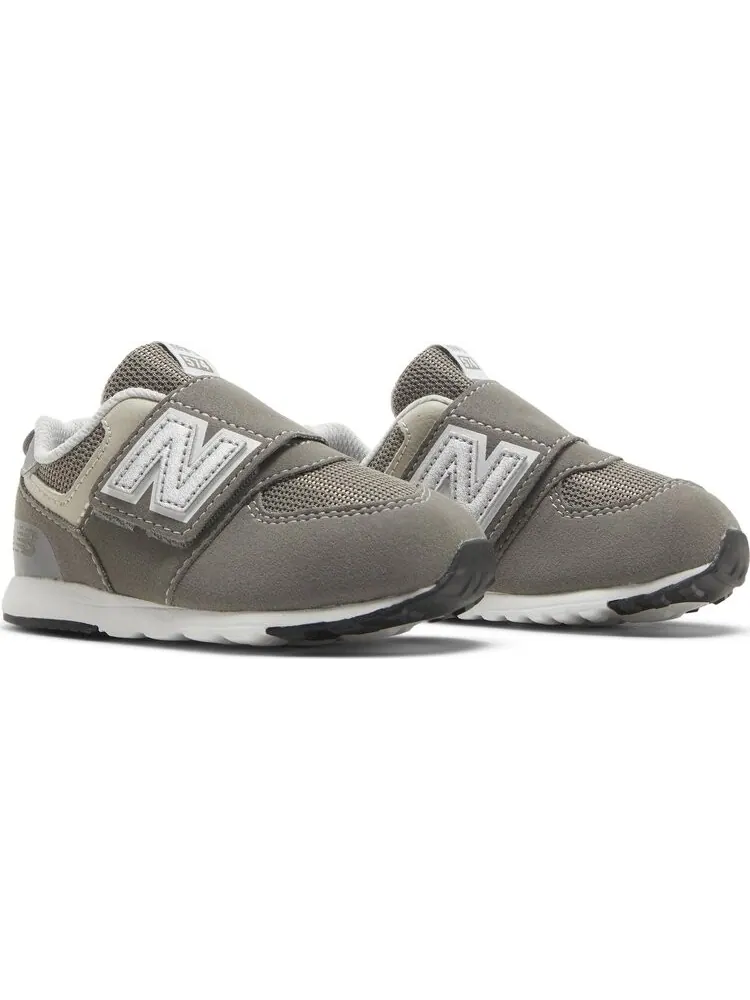 Детские кроссовки New Balance 574 NEW-B Hook & Loop Wide — изображение 7 из 7, серый/белый