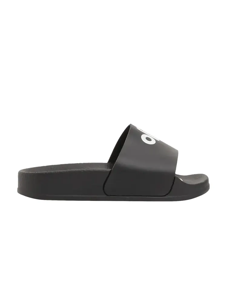 Сандалии Off-White Off-White Off Flat Pool Sliders Kids 'Black White' — изображение 1 из 1, черный/белый