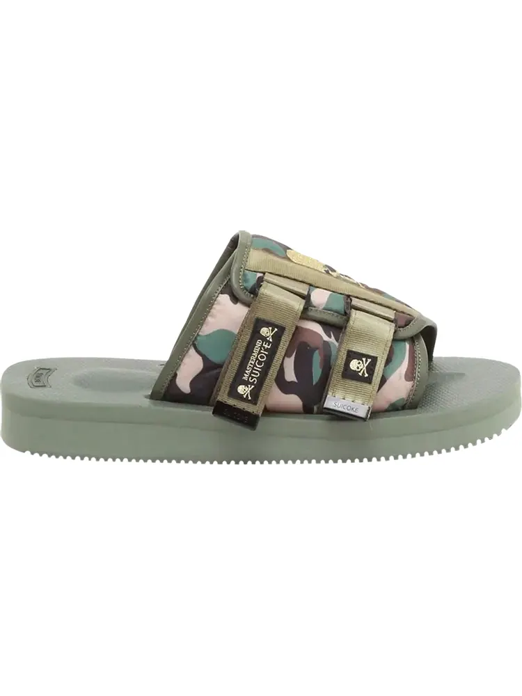 Сандалии Mastermind x KAW-Cab Olive Camo — изображение 1 из 1, зеленый