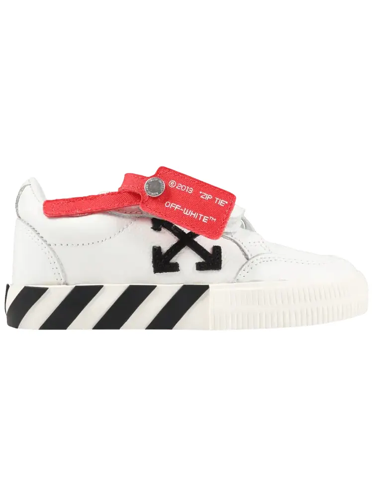 Кроссовки Off-White Vulc Sneaker Kids 'White Black' — изображение 1 из 1, белый