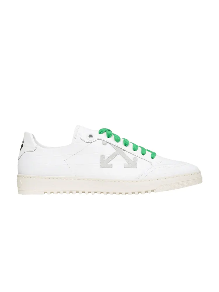 Кроссовки Off-White 2.0 'Crocodile Pattern - White Green' — изображение 1 из 1, белый зеленый