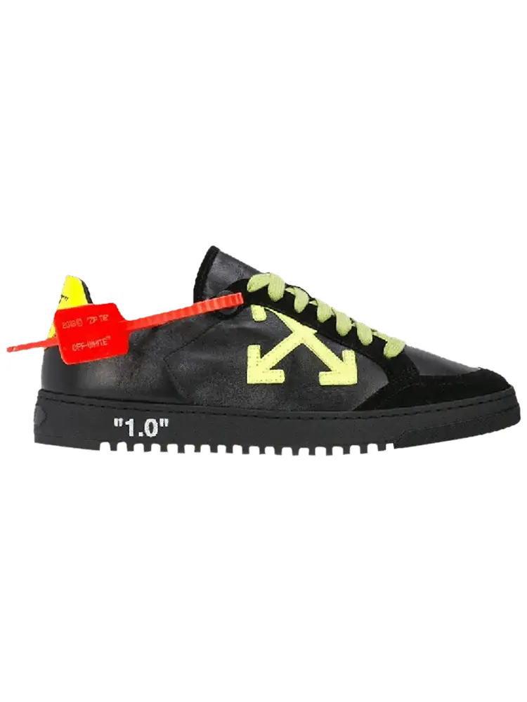 Кроссовки Off-White 2.0 'Black Fluo Yellow' — изображение 1 из 1, черный