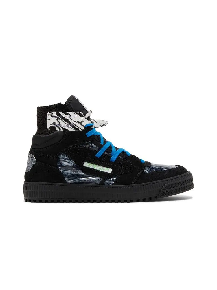 Кроссовки Off-White Off-White Off-Court High 'Black Optical White' — изображение 2 из 9, черный/белый