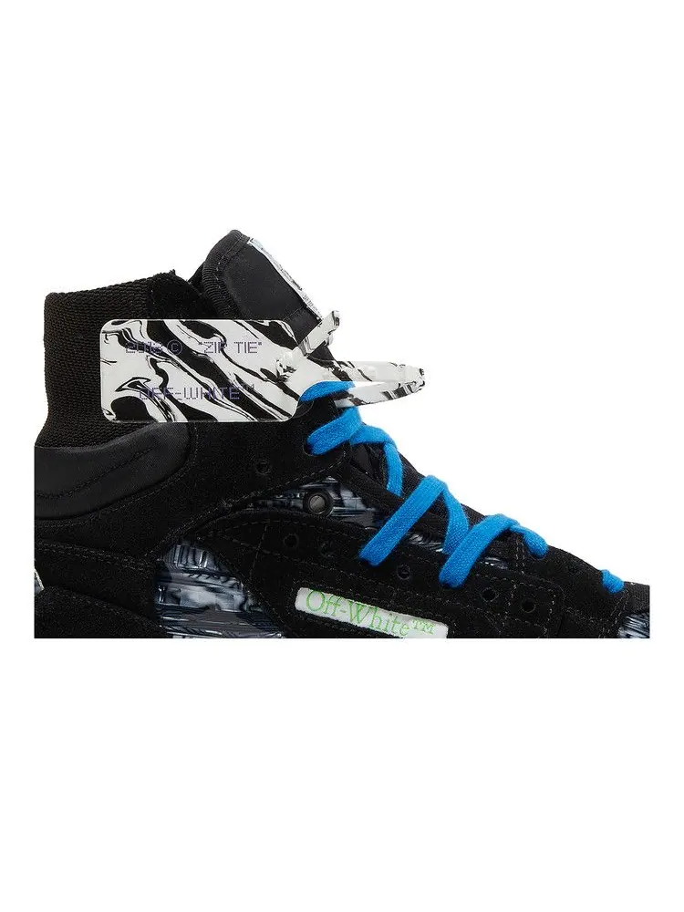 Кроссовки Off-White Off-White Off-Court High 'Black Optical White' — изображение 3 из 9, черный/белый