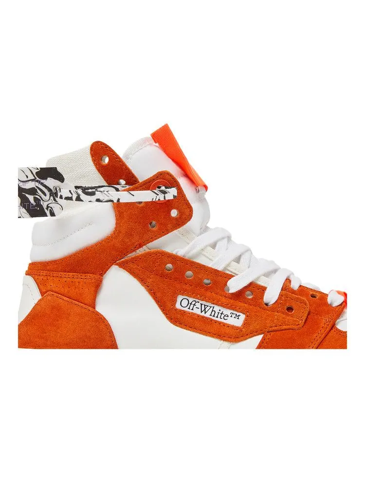 Кроссовки Off-White Off-White Off-Court 3.0 High 'White Orange' — изображение 3 из 9, белый/оранжевый