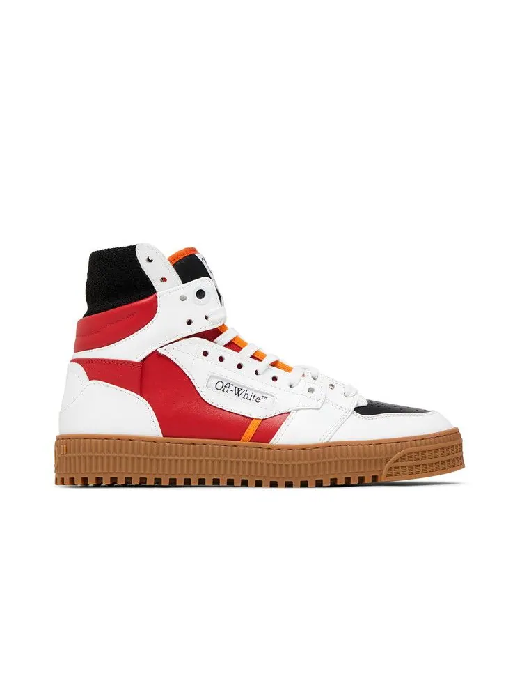 Кроссовки Off-White Off-White Off-Court 3.0 High 'White Red Gum' — изображение 2 из 9, красный/белый