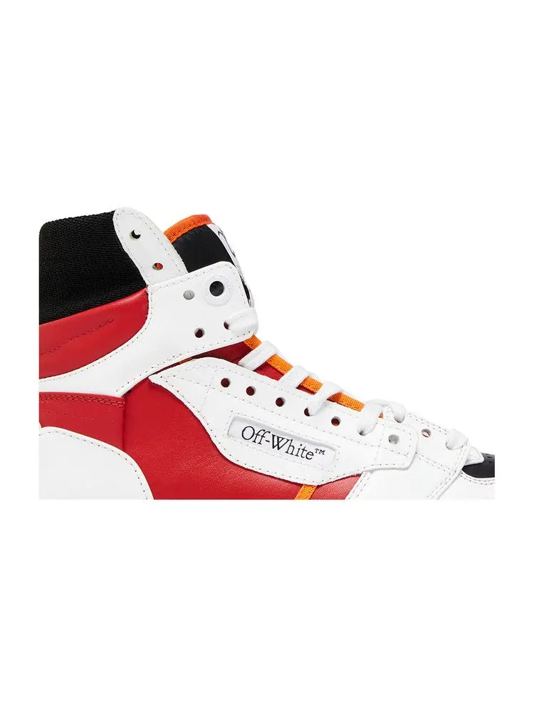 Кроссовки Off-White Off-White Off-Court 3.0 High 'White Red Gum' — изображение 3 из 9, красный/белый