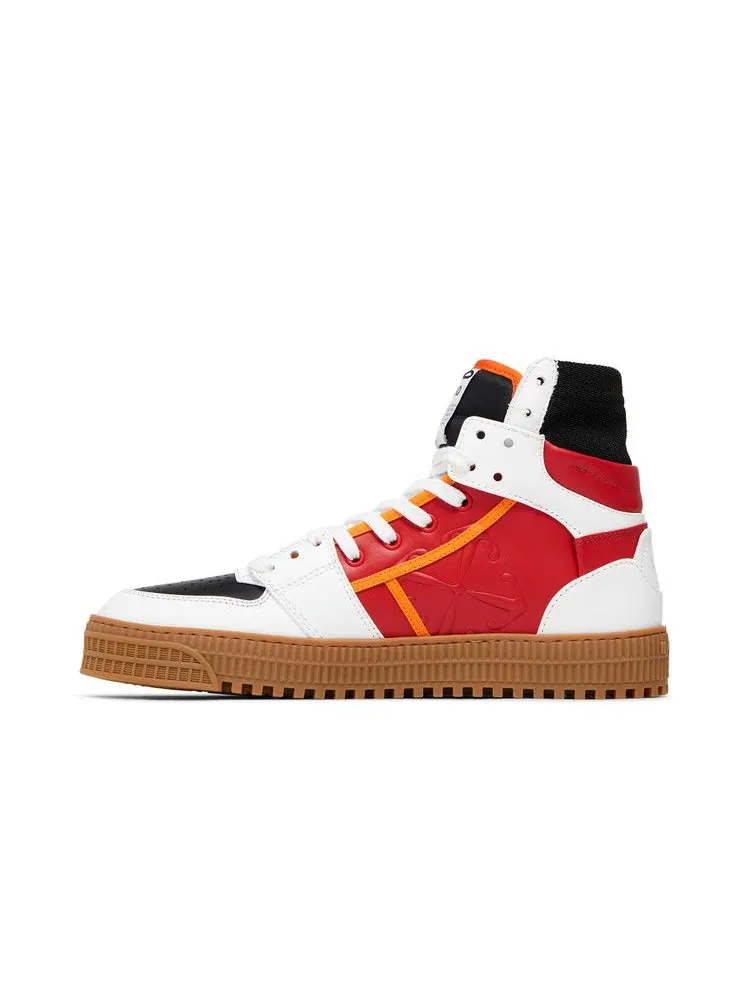 Кроссовки Off-White Off-White Off-Court 3.0 High 'White Red Gum' — изображение 4 из 9, красный/белый