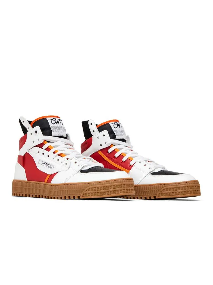Кроссовки Off-White Off-White Off-Court 3.0 High 'White Red Gum' — изображение 9 из 9, красный/белый