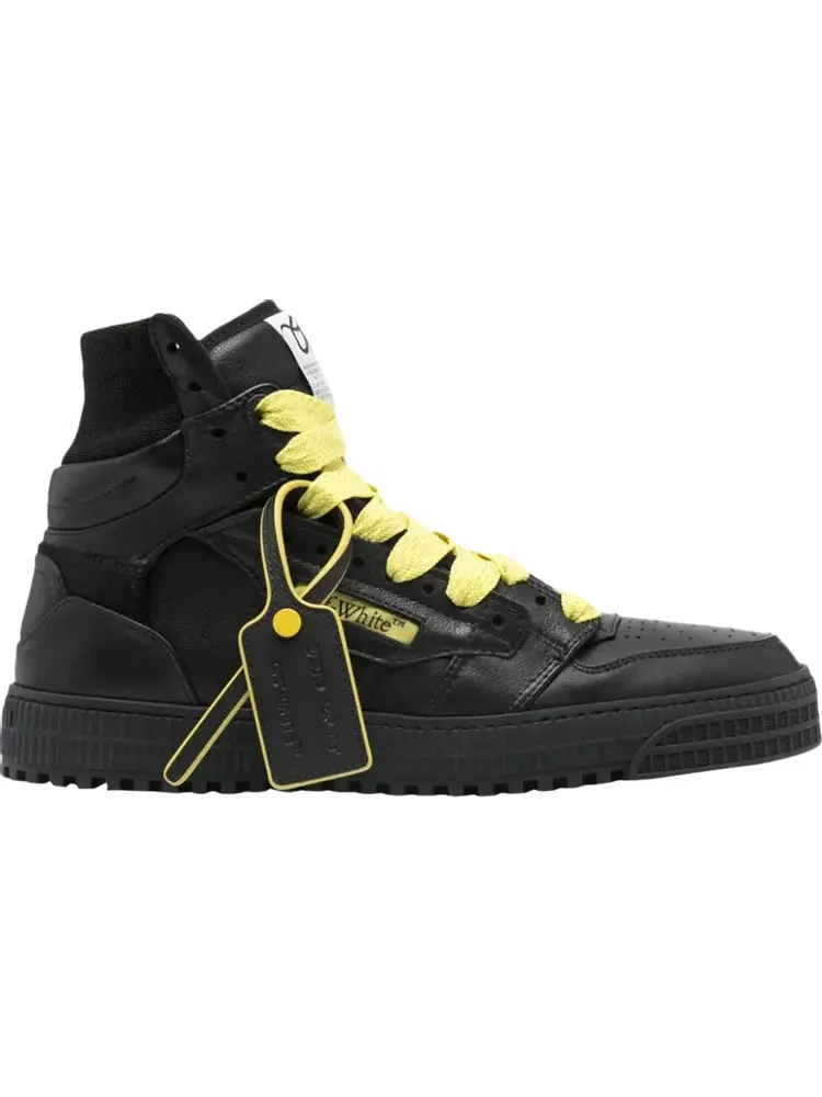 Кроссовки Off-White Off-Court 3.0 High 'Black Yellow' — изображение 1 из 1, черный