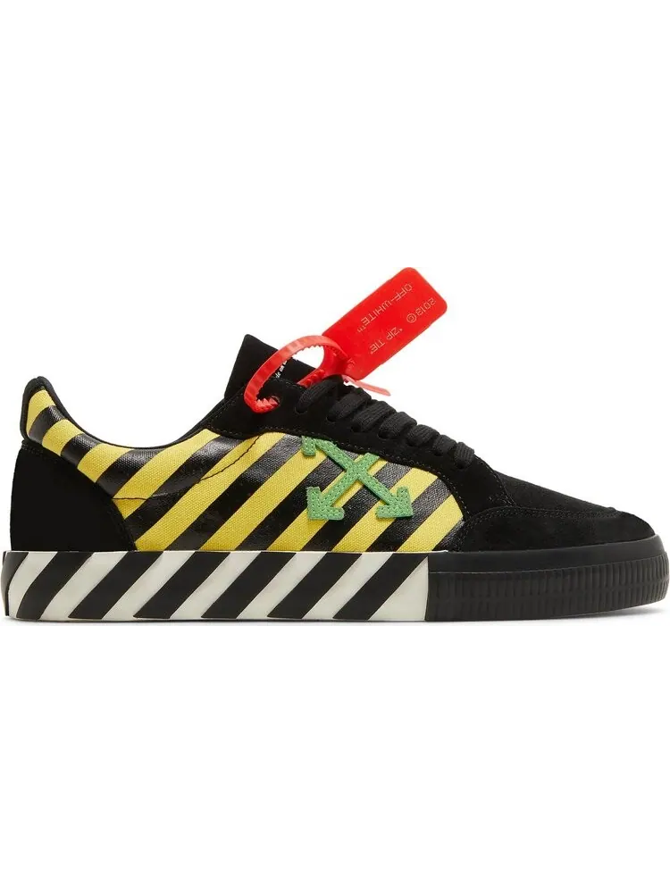 Кроссовки Off-White Vulc Low Black Yellow Green — изображение 1 из 8, коричневый