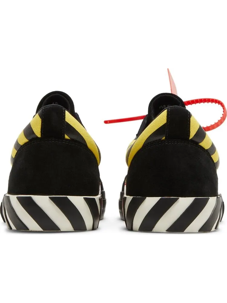 Кроссовки Off-White Vulc Low Black Yellow Green — изображение 6 из 8, коричневый