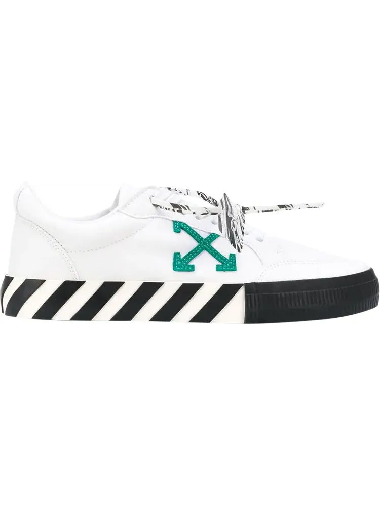 Кроссовки Off-White Vulc Low White Green — изображение 1 из 1, белый