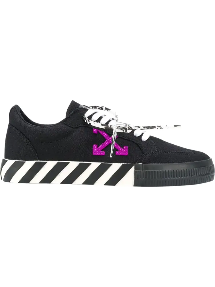 Кроссовки Off-White Vulc Low Black Purple — изображение 1 из 1, черный