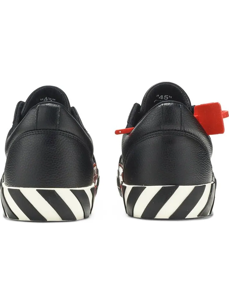 Кроссовки Off-White Vulcanized Low Black White — изображение 6 из 8, черный