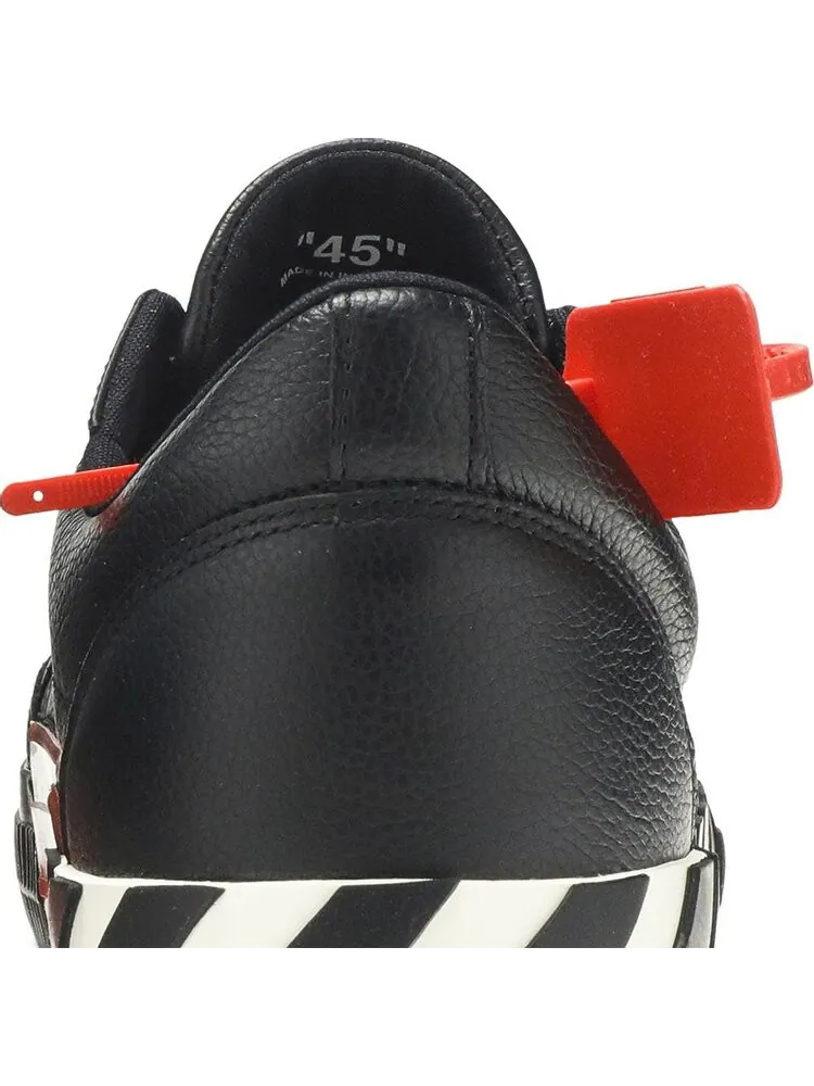 Кроссовки Off-White Vulcanized Low Black White — изображение 7 из 8, черный