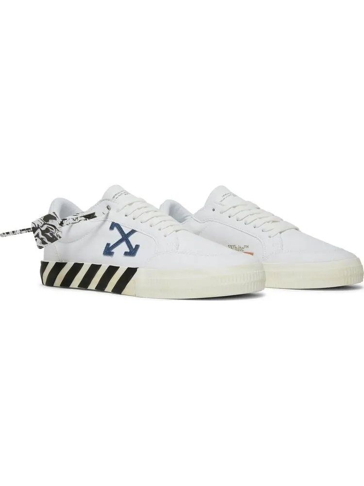 Кроссовки Off-White Vulc Sneaker White Navy Blue 2021 — изображение 8 из 8, белый