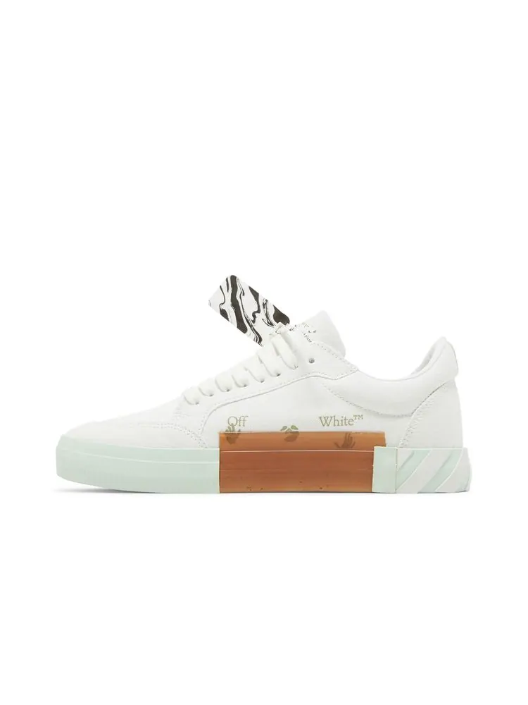 Кроссовки Off-White Vulc Sneaker 'White Mint' — изображение 3 из 8, белый