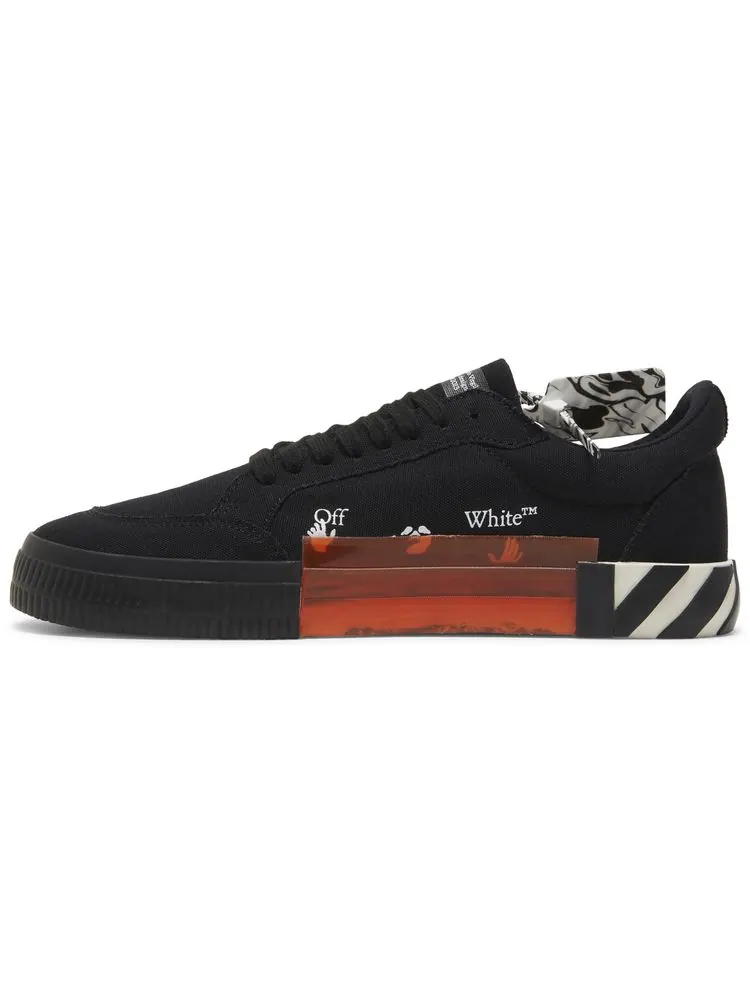 Кроссовки Off-White Vulc Sneaker Low 'Black White' — изображение 3 из 8, черный