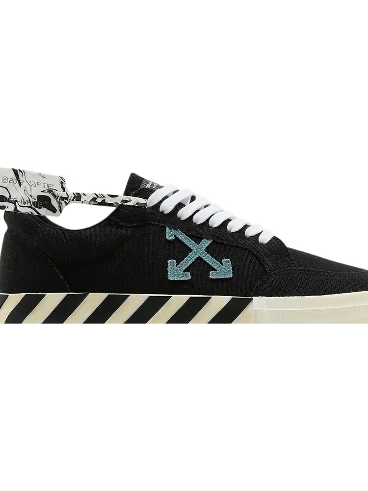 Кроссовки Off-White Vulc Sneaker Black White — изображение 2 из 8, черный