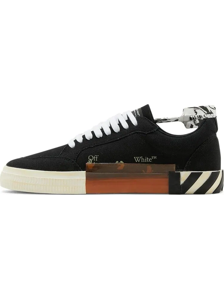 Кроссовки Off-White Vulc Sneaker Black White — изображение 3 из 8, черный
