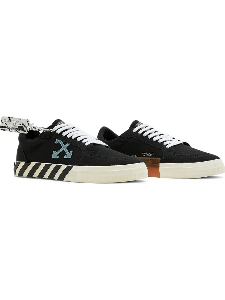 Кроссовки Off-White Vulc Sneaker Black White — изображение 8 из 8, черный