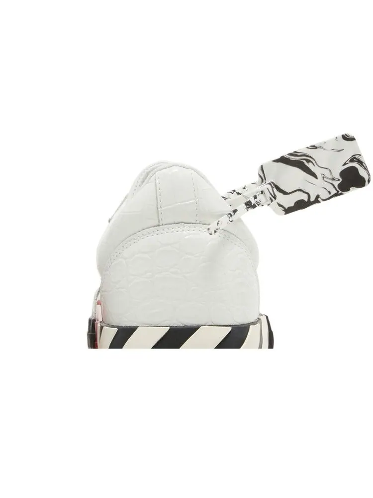 Кроссовки Off-White Off-White Vulc Sneaker 'Croco - White' — изображение 8 из 9, белый/черный