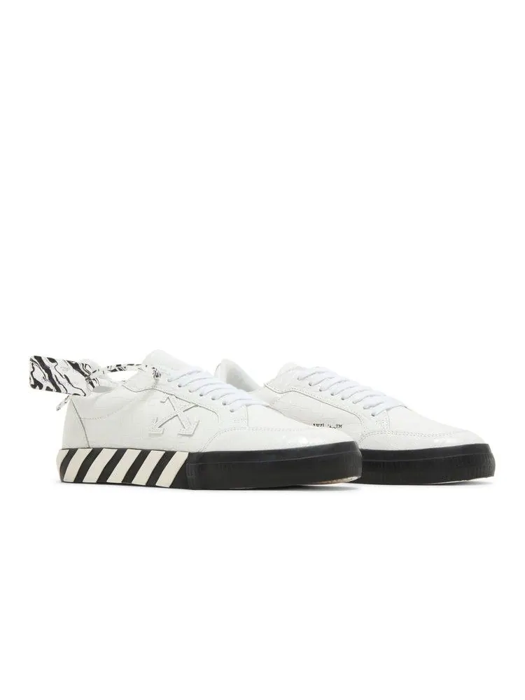 Кроссовки Off-White Off-White Vulc Sneaker 'Croco - White' — изображение 9 из 9, белый/черный