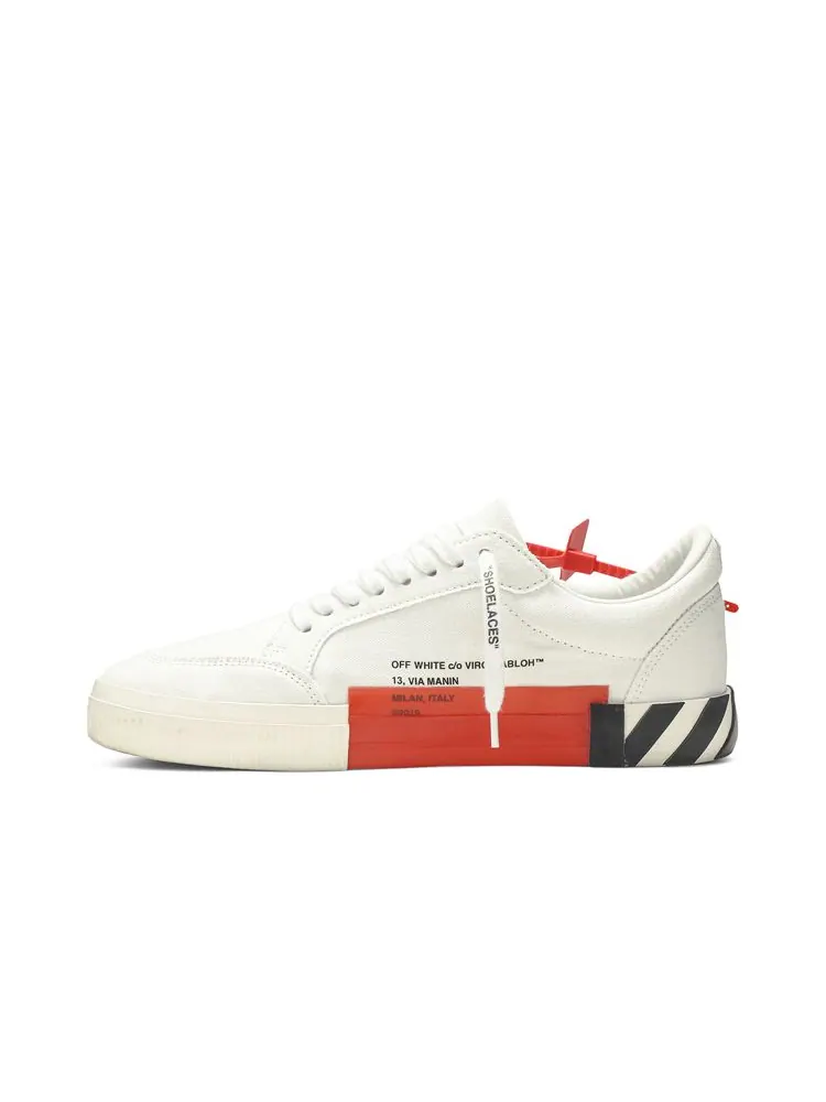 Кроссовки Off-White Vulc Sneaker 'White Violet' — изображение 3 из 8, белый фиолетовый