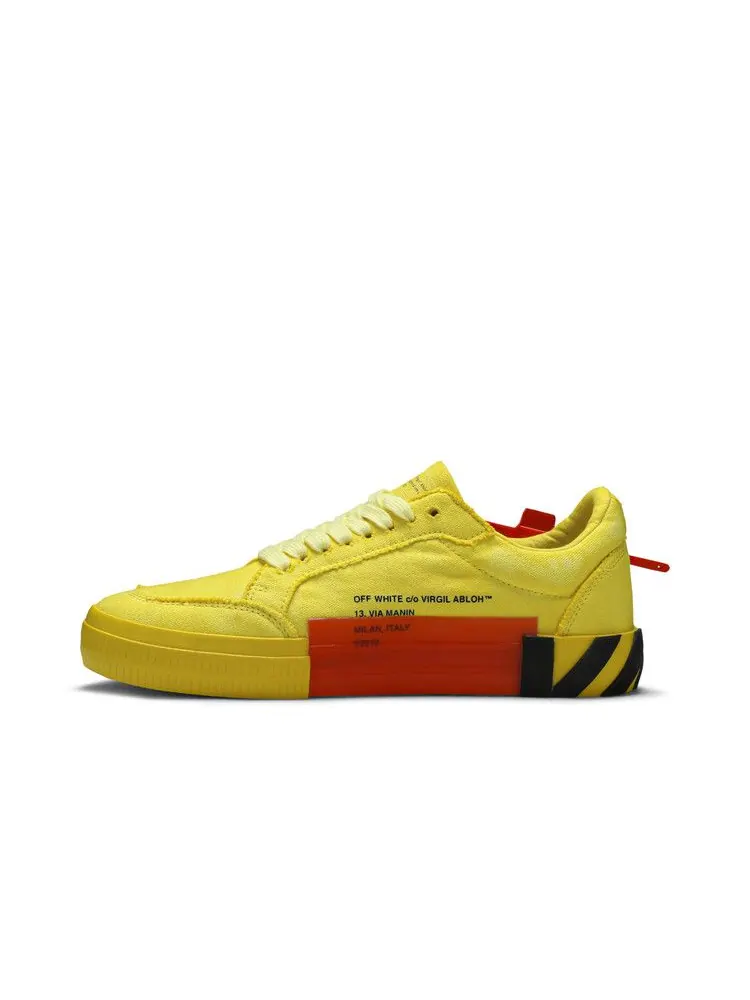 Кроссовки Off-White Vulc Sneaker — изображение 3 из 8, желтый красный
