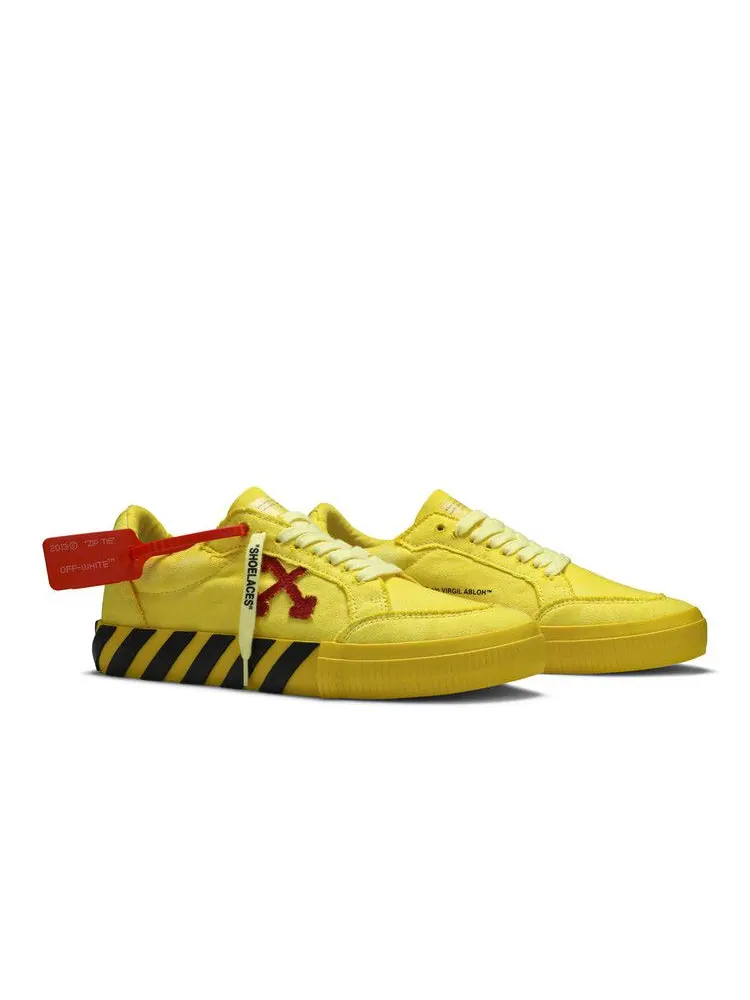 Кроссовки Off-White Vulc Sneaker — изображение 8 из 8, желтый красный