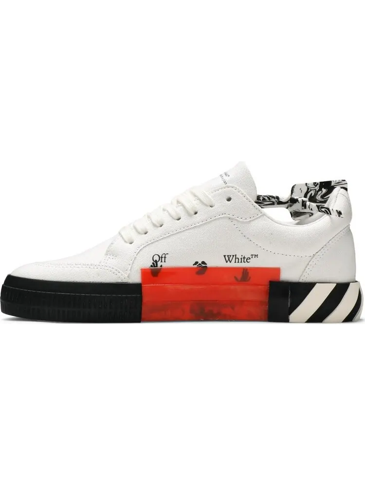 Кроссовки Off-White Vulc Sneaker Low White Purple — изображение 3 из 8, белый