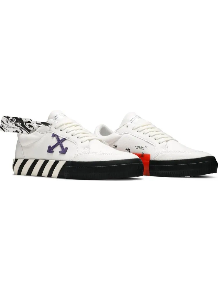 Кроссовки Off-White Vulc Sneaker Low White Purple — изображение 8 из 8, белый