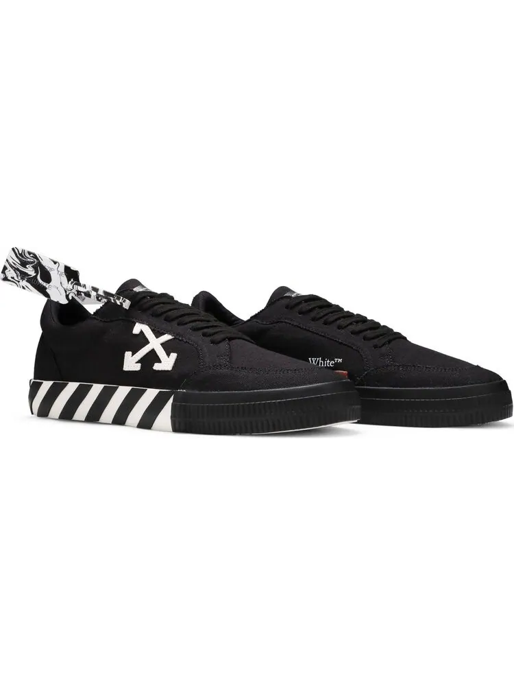 Кроссовки Off-White Vulc Sneaker Low Black White — изображение 8 из 8, черный